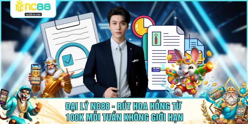 Đại Lý NC88 - Rút Hoa Hồng Từ 100K Mỗi Tuần Không Giới Hạn - aviro.games